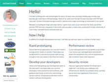 Tablet Screenshot of michaelkimsal.com